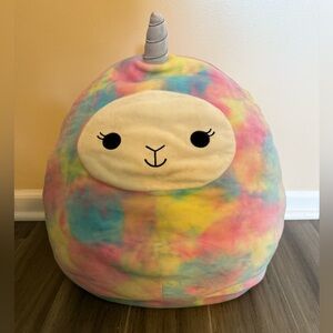 Squishmallows Lucy-May the Rainbow Pastel Tie-Dye Plush 19 inch